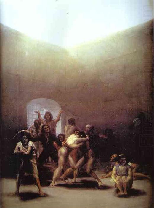 Yard of Madhouse, Francisco Jose de Goya